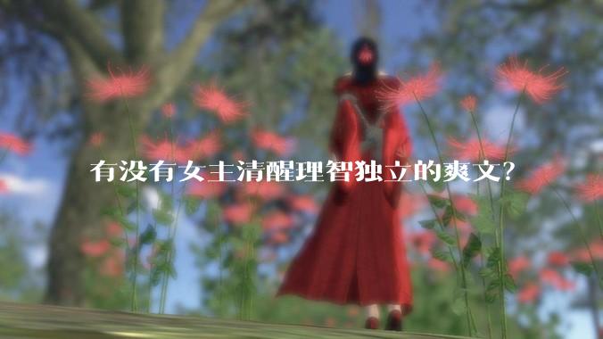 有没有女主清醒理智独立的爽文？